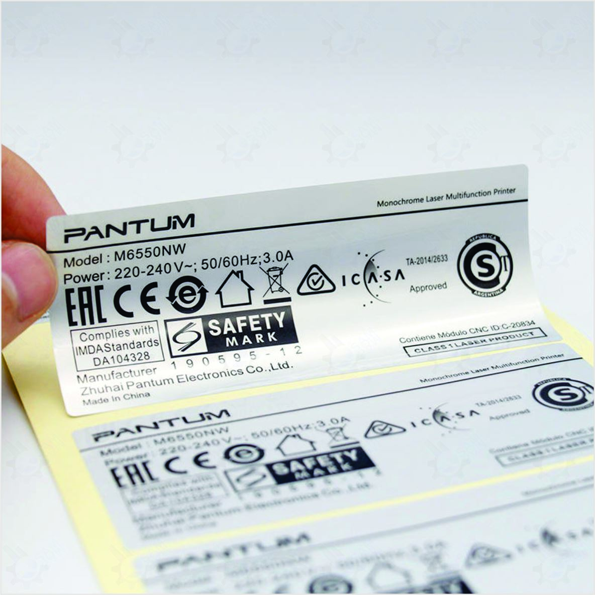 Product barcode labels