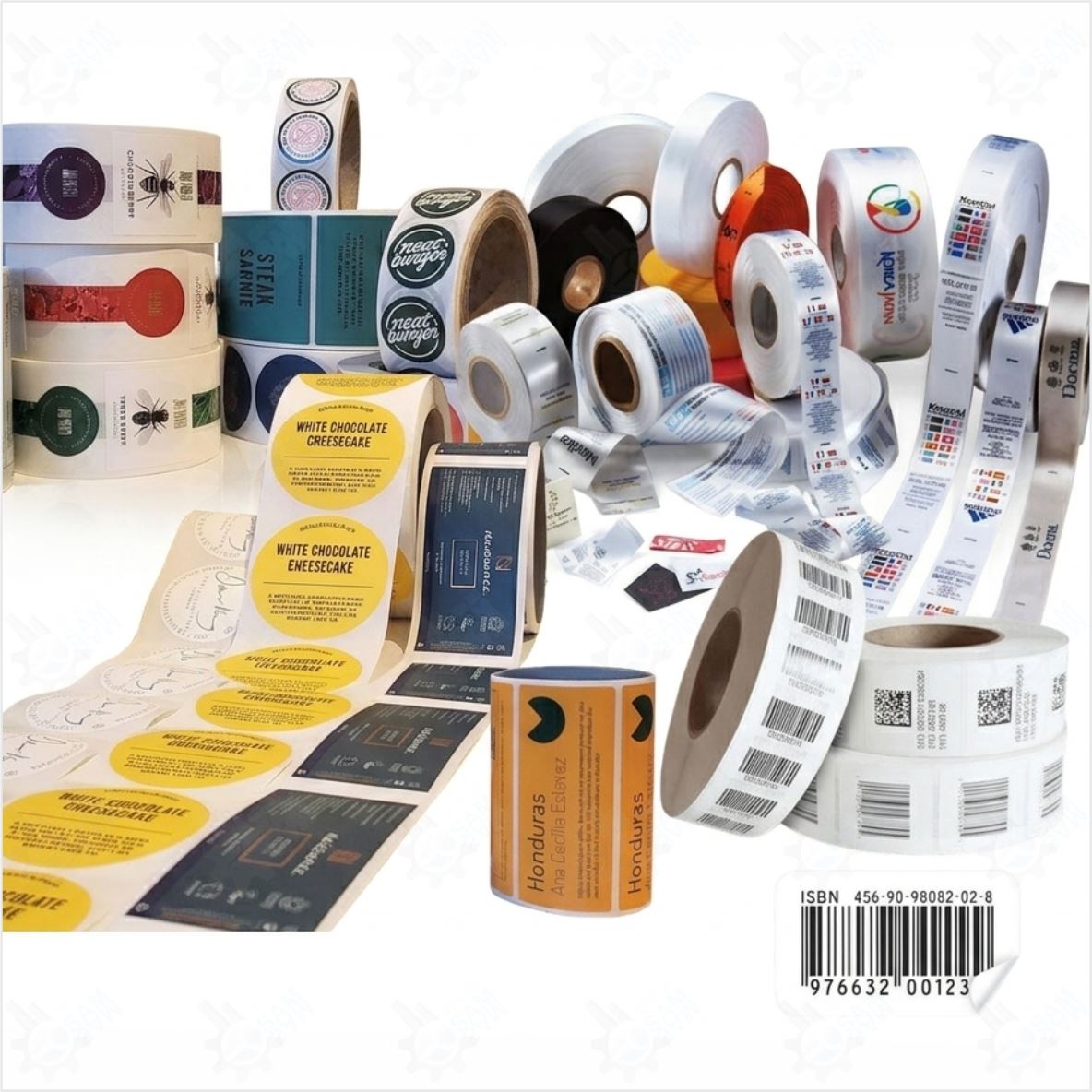 Label sticker, barcode and QR decal — SAM Vietnam