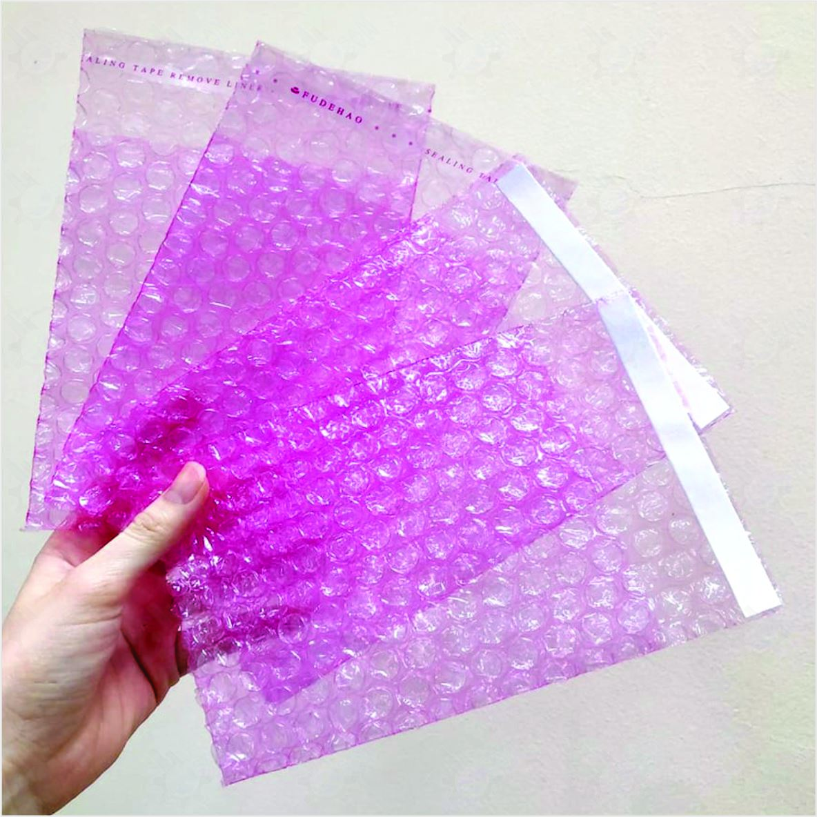 Pre-cut bubble wrap sheets