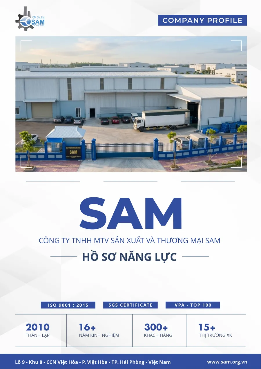 Bìa hồ sơ năng lực SAM 2026