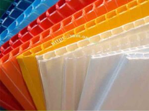 SAM corrugated plastic sheet box sign layer pad
