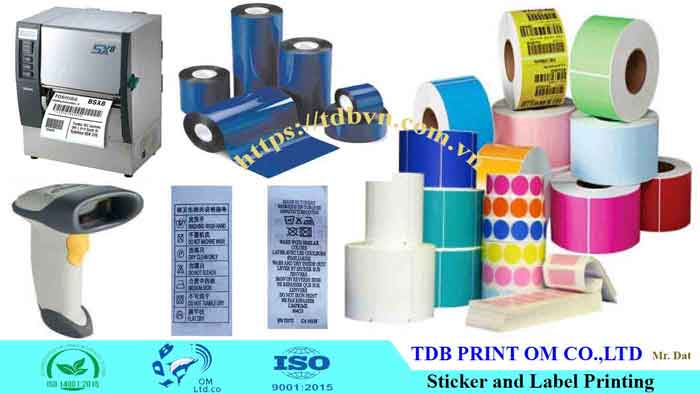 TDB - Label Printing Supplier - Tem Nhãn Mác Sản Phẩm