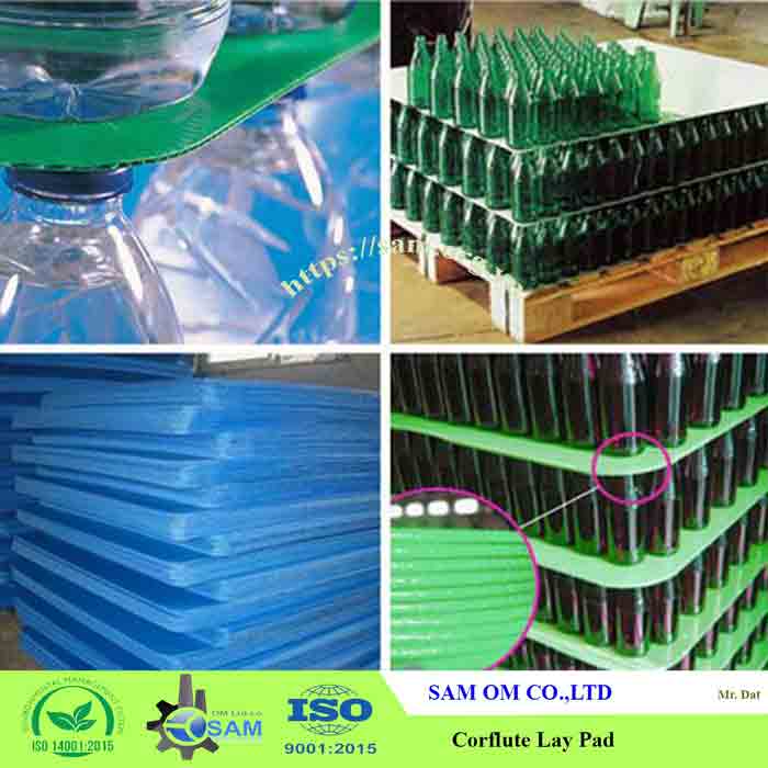 Pallet Layer Pad PP Round Corner Corrugated Plastic Dividers/Cans Pad