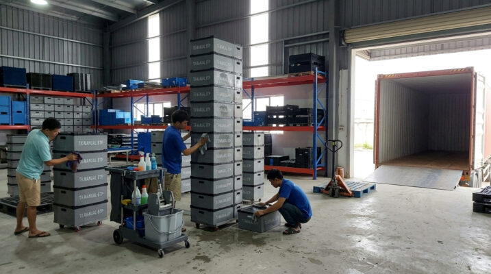 Thùng nhựa danpla xuất khẩu