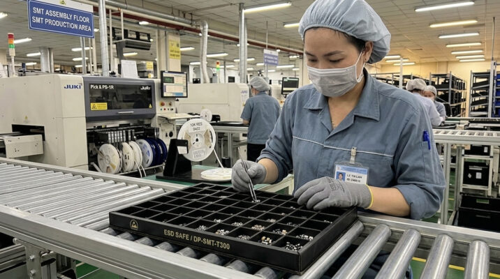 Bao bì đựng linh kiện SMT trong ngành công nghiệp điện tử