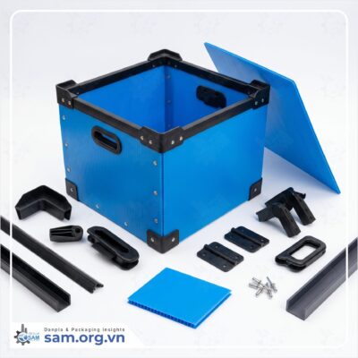 Kết cấu thùng Danpla: gân tăng cứng, đáy, thành và nắp