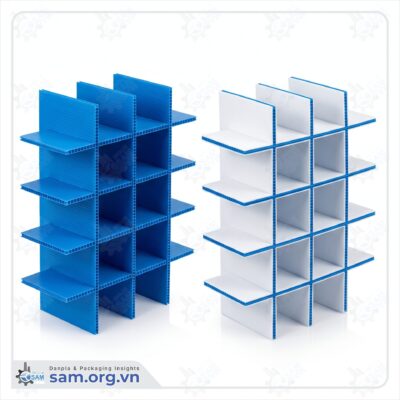 Vách ngăn Danpla (plastic partitions): thiết kế theo linh kiện